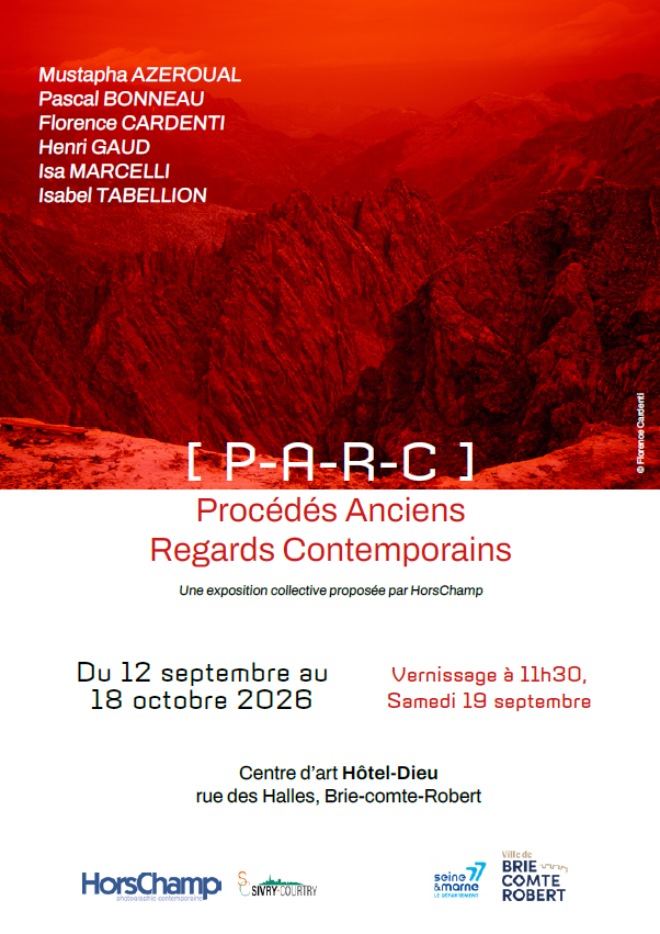 Invitation versnissage exposition [P-A-R-C] par HorsChamp à Brie-Comte-Robert